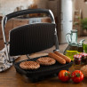 3in1 Ariete TOAST & GRILL SLIM 1911/10, Τοστιέρα, Γκριλ, Γκριλ, 1000W, 230C, Αντικολλητική επίστρωση, Ρυθμιζόμενη άνω πλάκα, Inox