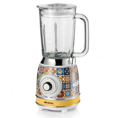Μπλέντερ Ariete Positano 0583/0P, 1000W, 1,5 l, 4 ταχύτητες + παλμοί, θρυμματισμός πάγου, λευκό/κίτρινο