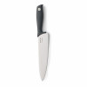 Μαχαίρι σεφ Brabantia Tasty+ 1001163, 20 cm, Σκληρυμένο ατσάλι, Ανθεκτικό σε γρατζουνιές και διάβρωση, Σκούρο γκρι
