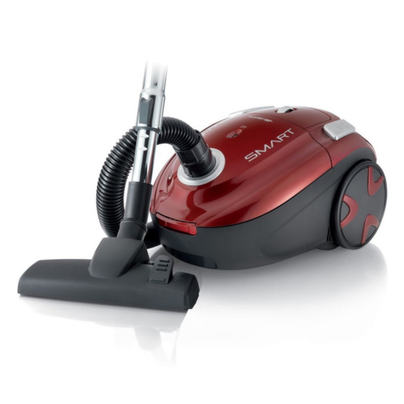 Ηλεκτρική σκούπα Ariete SMART 2735/10, 700W, 2.5 l, ένδειξη πλήρους σακούλας, μπορντώ/μαύρο