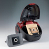 Ηλεκτρική σκούπα Ariete SMART 2735/10, 700W, 2.5 l, ένδειξη πλήρους σακούλας, μπορντώ/μαύρο