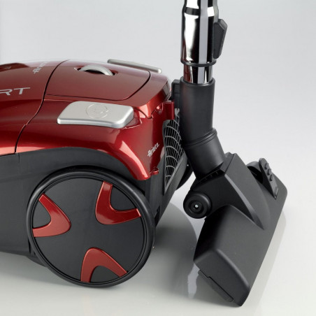 Ηλεκτρική σκούπα Ariete SMART 2735/10, 700W, 2.5 l, ένδειξη πλήρους σακούλας, μπορντώ/μαύρο
