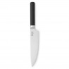 Μαχαίρι Brabantia Profile 1003293, 12,5 cm, Σκληρυμένος χάλυβας, ανθεκτικός στις γρατζουνιές και τη διάβρωση, Μαύρο