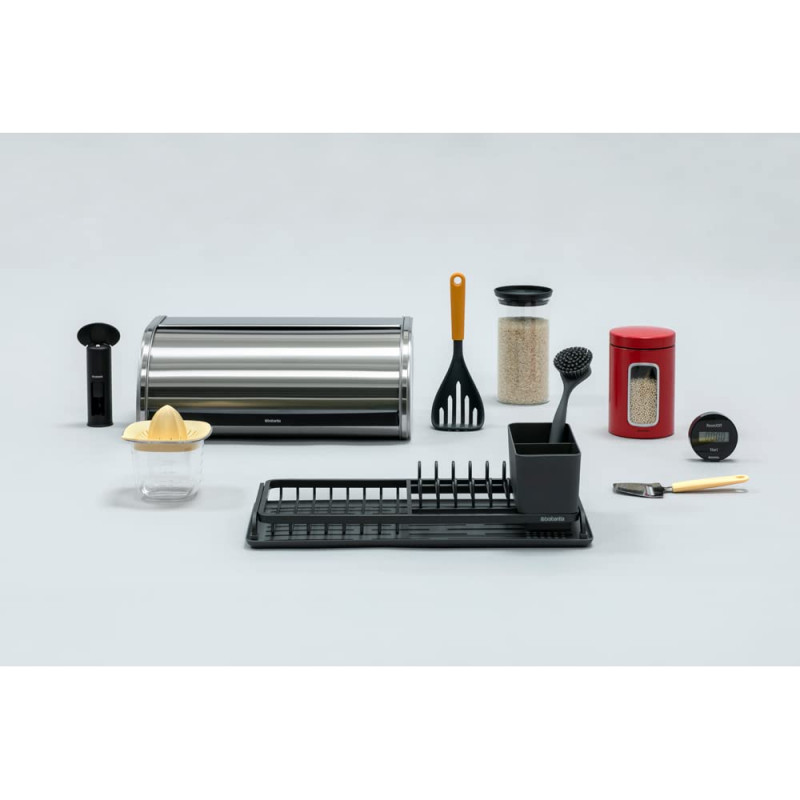 Μαχαίρι για τυρί και τυρί Brabantia Tasty+ 1003306, Λεπίδα γυαλισμένη με υπερήχους, Ανοξείδωτο ατσάλι, Κίτρινο