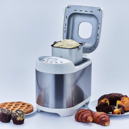 Ariete PANEXPRESS 1000 0133/00, 550W, 1 kg, 19 προγράμματα, LCD, 3 επίπεδα ψησίματος, 15 ώρες καθυστέρηση έναρξης, Inox