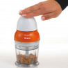 Ψιλοκόφτης Ariete CHOPPY 1836/00, 160W, 250 ml, PULSE, καπάκι ασφαλείας, λευκό/πορτοκαλί