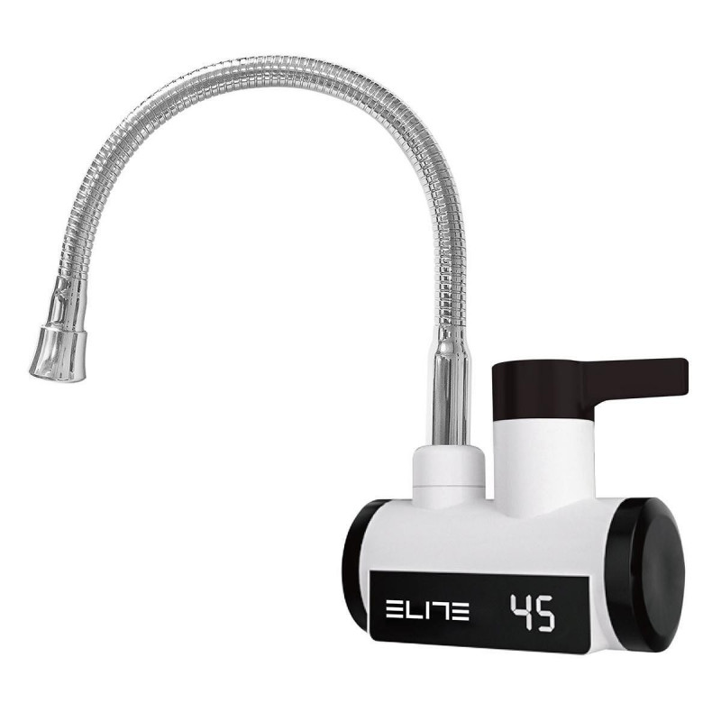 Θερμοσίφωνας Elite EHD-2569, επίτοιχος, 3300W, περιστροφή 360 μοιρών, έως 120C, ψηφιακή οθόνη, IPX4, ασημί