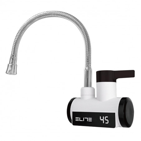 Θερμοσίφωνας Elite EHD-2569, επίτοιχος, 3300W, περιστροφή 360 μοιρών, έως 120C, ψηφιακή οθόνη, IPX4, ασημί