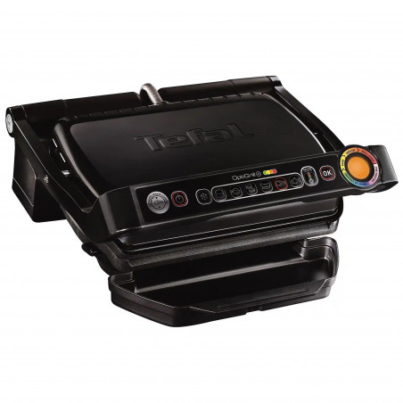 Tefal OptiGrill+ Snacking&Baking GC714834, 2000W, 6 προγράμματα, Λειτουργία κατεψυγμένων τροφίμων, Αντικολλητική επίστρωση τεφλόν, Αξεσουάρ για σνακ και ψήσιμο, Μαύρο