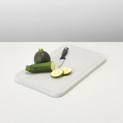 Τραπέζι κοπής και σερβιρίσματος Brabantia Tasty+ 1003308, 40x25 cm, Αντιολισθητικό, Εύκολο στο καθάρισμα, Ανοιχτό γκρι