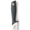 Μαχαίρι κρέατος Brabantia Tasty+ 1001164, 20 cm, Σκληρυμένος χάλυβας, Ανθεκτικό σε γρατζουνιές και διάβρωση, Σκούρο γκρι
