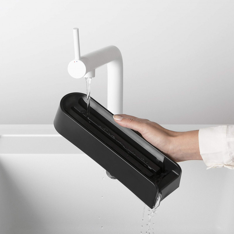 Σετ 3 μαχαιριών Brabantia Tasty+ 1001176, Σκληρυμένο ατσάλι, Ανθεκτικό σε γρατζουνιές και διάβρωση, Σκούρο γκρι