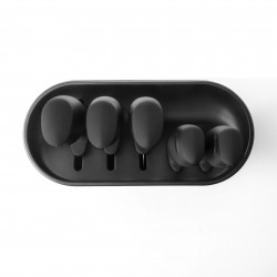 Σετ 5 μαχαιριών Brabantia Tasty+ 1001177, Σκληρυμένος χάλυβας, Ανθεκτικός σε γρατζουνιές και διάβρωση, Σκούρο γκρι