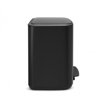 Κάδος Brabantia Bo Pedal 1000236, 36 L, Εύκολο κλείσιμο, Αντιολισθητική βάση, Ανθεκτικό στα δακτυλικά αποτυπώματα, Μαύρο
