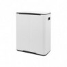 Κάδος απορριμμάτων Brabantia Bo Pedal 1003182, 60 λίτρα, Απαλό κλείσιμο, Αντιολισθητική βάση, Λευκό