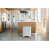 Κάδος απορριμμάτων Brabantia Bo Pedal 1003182, 60 λίτρα, Απαλό κλείσιμο, Αντιολισθητική βάση, Λευκό