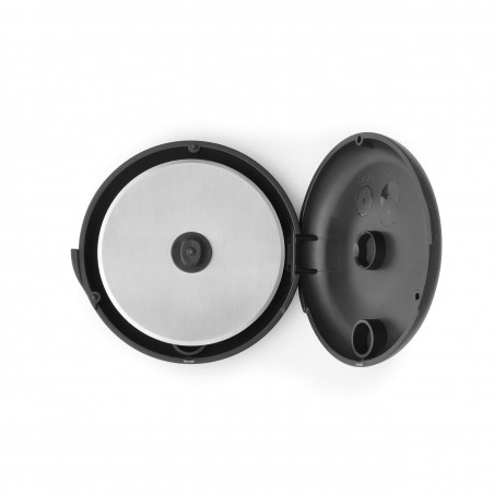Μαχαίρι για πίτσα Brabantia Tasty+ 1001175, Compact, Guard, Σκληρυμένο ατσάλι, Σκούρο γκρι