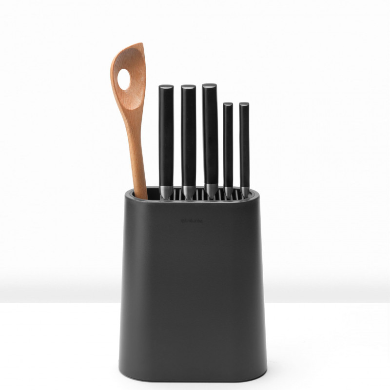Μαχαιροθήκη Brabantia 1004149, Μαχαιροθήκη, Αντιολισθητική βάση, Σκούρο γκρι