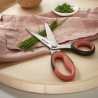 Ψαλίδι κουζίνας Brabantia Tasty+ 1001203, Ανθεκτικό στη διάβρωση, Ανοξείδωτο ατσάλι, Ροζ