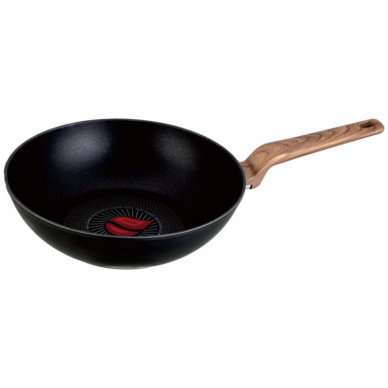 Oliver Voltz Paris OV54420F30 γουόκ, 30 cm, Αντικολλητική επίστρωση, Αισθητήρας θερμότητας, Επαγωγή, Μαύρο