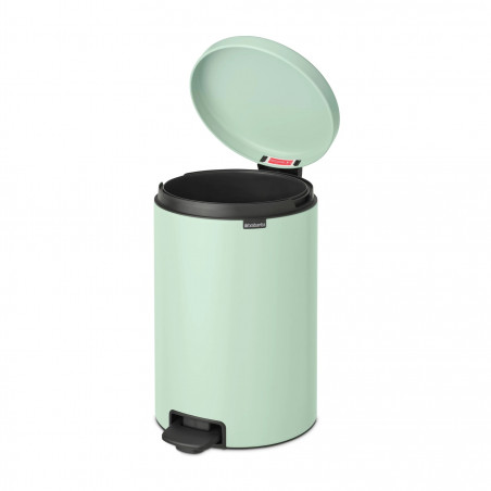 Κάδος απορριμμάτων με πεντάλ Brabantia NewIcon 1008847, 20 l, Ομαλό κλείσιμο, Αντιολισθητική βάση, Ανοιχτό πράσινο