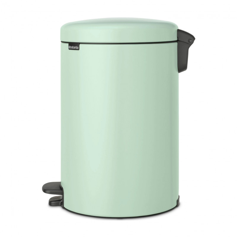Κάδος απορριμμάτων με πεντάλ Brabantia NewIcon 1008847, 20 l, Ομαλό κλείσιμο, Αντιολισθητική βάση, Ανοιχτό πράσινο