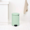 Κάδος απορριμμάτων με πεντάλ Brabantia NewIcon 1008847, 20 l, Ομαλό κλείσιμο, Αντιολισθητική βάση, Ανοιχτό πράσινο