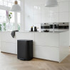 Κάδος Brabantia Bo Pedal 1003185, 60 L, Εύκολο κλείσιμο, Αντιολισθητική βάση, Μαύρο