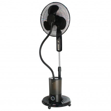 Ανεμιστήρας υδρονέφωσης Voltz OV51760K16M, 85W, 3.5L, 3 ταχύτητες, χρονοδιακόπτης, τηλεχειριστήριο, Μαύρο