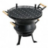 Muhler μπάρμπεκιου από χυτοσίδηρο 109477, Ø35 cm, Κάρβουνο, Ρυθμιζόμενη σχάρα, Έλεγχος ροής αέρα, Μαύρο