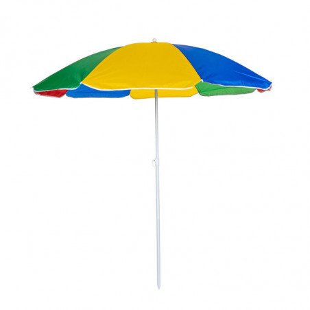 Ομπρέλα παραλίας Muhler U5037 651449, 180x180 cm, Χωρίς βάση, Βραχίονας σπασίματος, 8 πλευρές, Ποικιλία