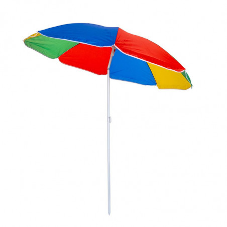 Ομπρέλα παραλίας Muhler U5037 651449, 180x180 cm, Χωρίς βάση, Βραχίονας σπασίματος, 8 πλευρές, Ποικιλία