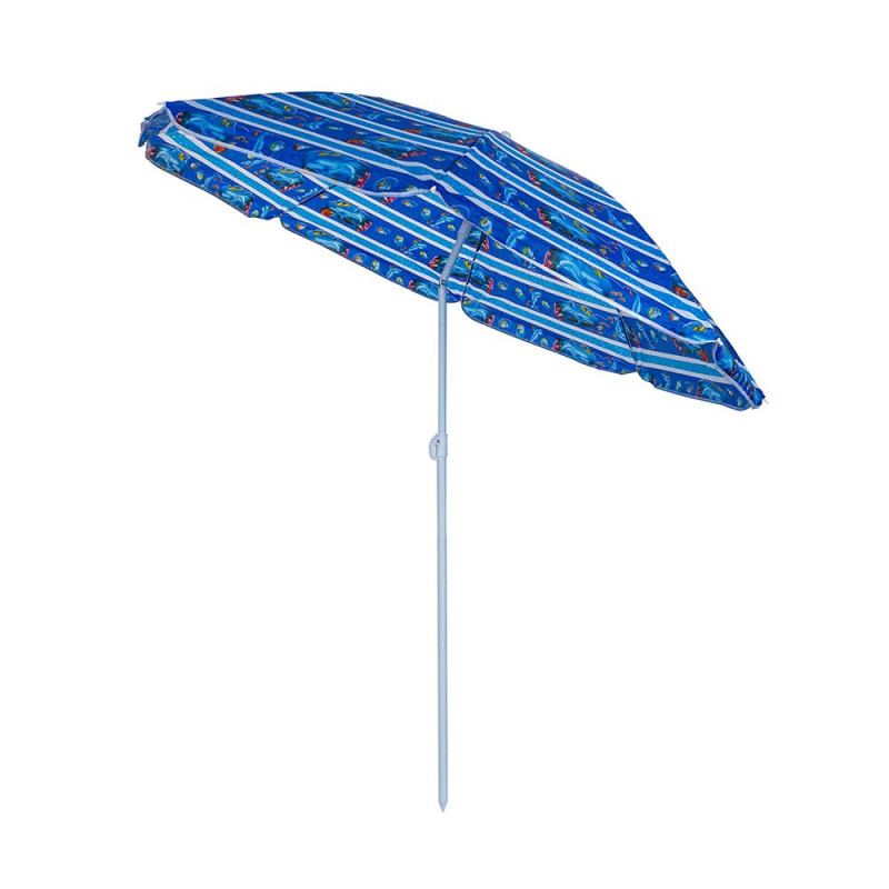 Ομπρέλα παραλίας Muhler U5037 651449, 180x180 cm, Χωρίς βάση, Βραχίονας σπασίματος, 8 πλευρές, Ποικιλία