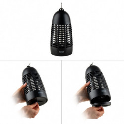 Λαμπτήρας εντόμων Muhler MIK-30 1003955, 4W, 20 m2, Ασφαλής για ανθρώπους και ζώα, Μαύρο