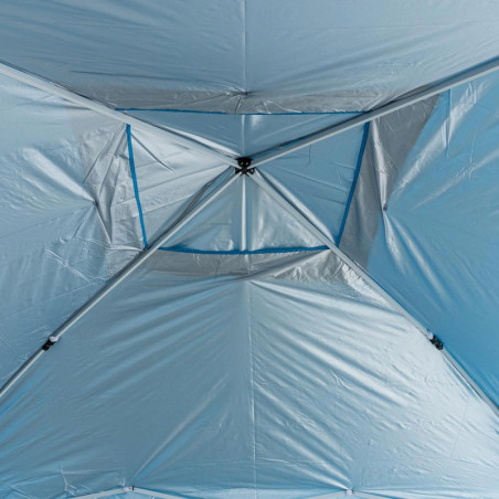 Αναδιπλούμενη σκηνή Muhler 1006066, 3x3 m, ύψος 2,4 m, POP UP, μπλε