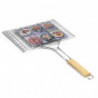 Ψησταριά Burger Muhler 1001837N, 32x19x47.5 cm, Ξύλινη λαβή, Inox