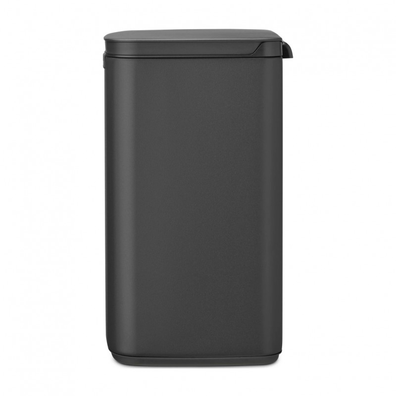 Κάδος Brabantia Bo Small 1006635, 12 l, Αθόρυβο και ομαλό άνοιγμα, Αντιολισθητική βάση, Μαύρο