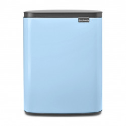 Κάδος Brabantia Bo Small 1006637, 12 l, αθόρυβο και ομαλό άνοιγμα, αντιολισθητική βάση, γαλάζιο χρώμα