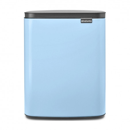Κάδος Brabantia Bo Small 1006637, 12 l, αθόρυβο και ομαλό άνοιγμα, αντιολισθητική βάση, γαλάζιο χρώμα