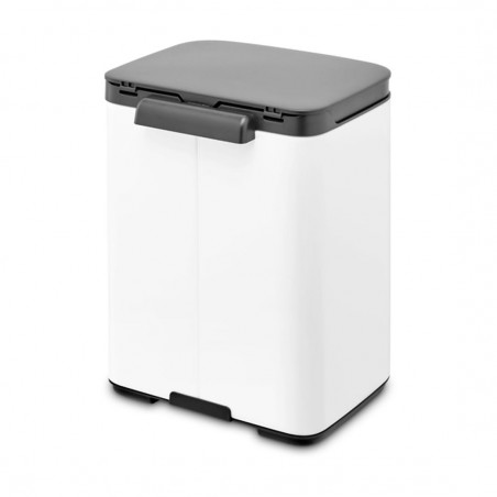 Κάδος Brabantia Bo Small 1006621, 4 L, Ομαλό και αθόρυβο άνοιγμα, Αντιολισθητική βάση, Λευκό