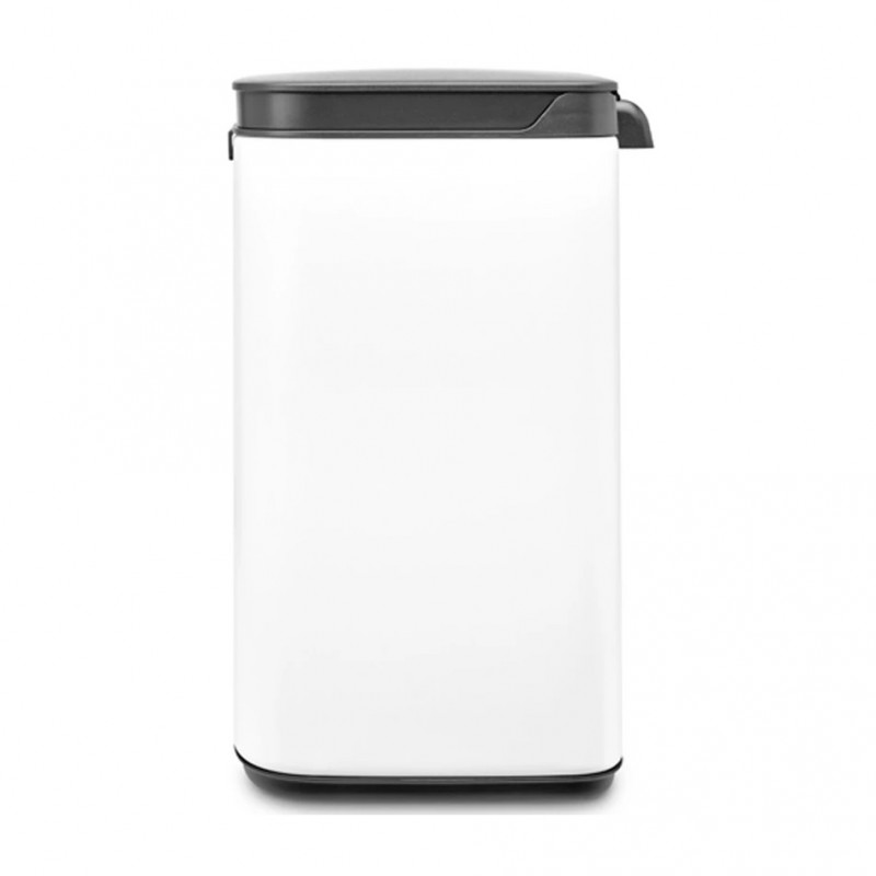 Κάδος Brabantia Bo Small 1006621, 4 L, Ομαλό και αθόρυβο άνοιγμα, Αντιολισθητική βάση, Λευκό