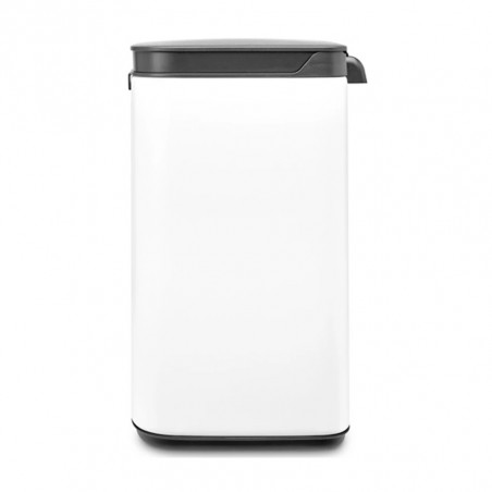 Κάδος Brabantia Bo Small 1006621, 4 L, Ομαλό και αθόρυβο άνοιγμα, Αντιολισθητική βάση, Λευκό