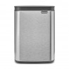 Κάδος Brabantia Bo Small 1006625, 4 L, Ομαλό και αθόρυβο άνοιγμα, Αντιολισθητική βάση, Ανθεκτικό στα δακτυλικά αποτυπώματα, Inox/Matte