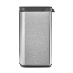 Κάδος Brabantia Bo Small 1006625, 4 L, Ομαλό και αθόρυβο άνοιγμα, Αντιολισθητική βάση, Ανθεκτικό στα δακτυλικά αποτυπώματα, Inox/Matte