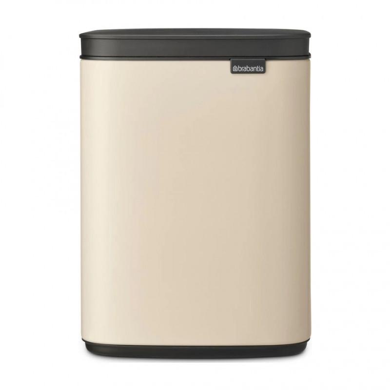 Κάδος Brabantia Bo Small 1008865, 4 L, Ομαλό και αθόρυβο άνοιγμα, Αντιολισθητική βάση, Μπεζ