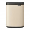 Κάδος Brabantia Bo Small 1008865, 4 L, Ομαλό και αθόρυβο άνοιγμα, Αντιολισθητική βάση, Μπεζ