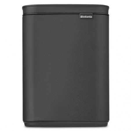 Κάδος Brabantia Bo Small 1008866, 4 L, Ομαλό και αθόρυβο άνοιγμα, Αντιολισθητική βάση, Ορυκτή επίστρωση, Σκούρο γκρι