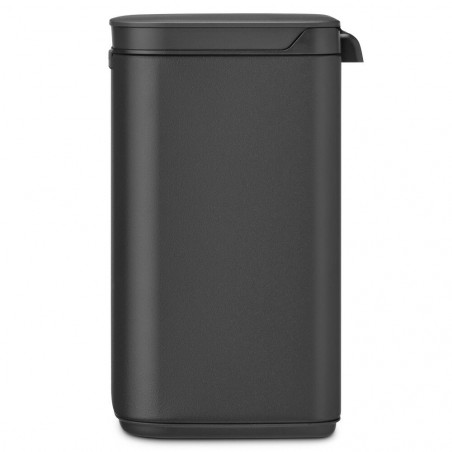 Κάδος Brabantia Bo Small 1008866, 4 L, Ομαλό και αθόρυβο άνοιγμα, Αντιολισθητική βάση, Ορυκτή επίστρωση, Σκούρο γκρι