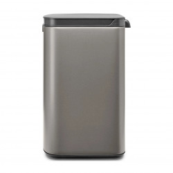 Κάδος Brabantia Bo Small 1006628, 7 L, Ομαλό και αθόρυβο άνοιγμα, Αντιολισθητική βάση, Γκρι