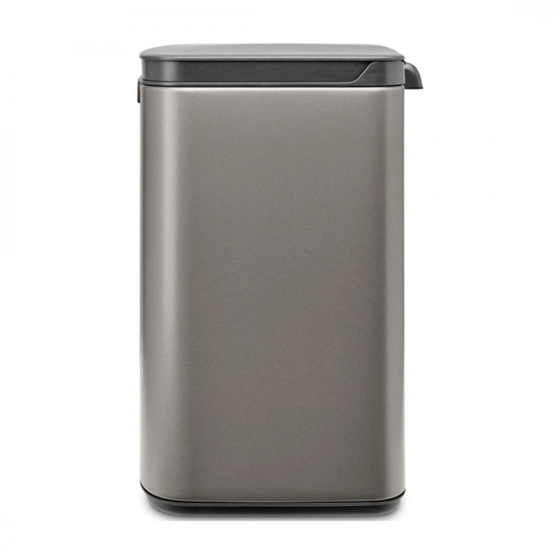 Κάδος Brabantia Bo Small 1006628, 7 L, Ομαλό και αθόρυβο άνοιγμα, Αντιολισθητική βάση, Γκρι
